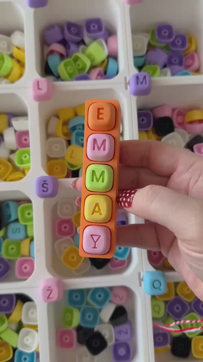 Personalized Happy Keychain - Fidget