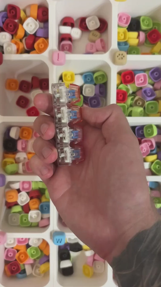 Personalized Happy Keychain - LED Fidget